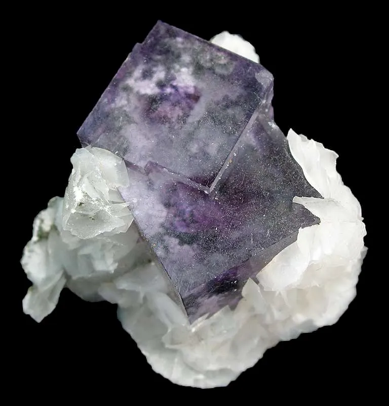 Fluorite With Calcite image