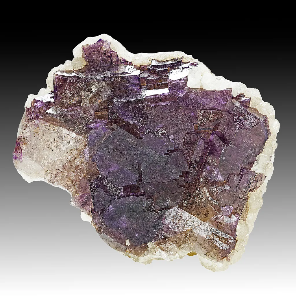 Fluorite with Calcite image