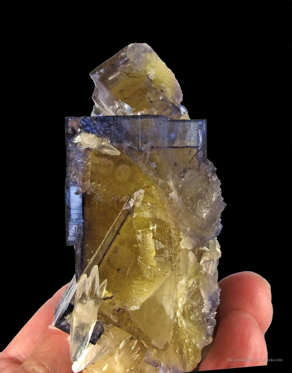 Fluorite With Calcite - image 3