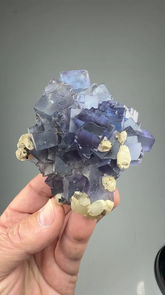 Fluorite with Calcite - image 2