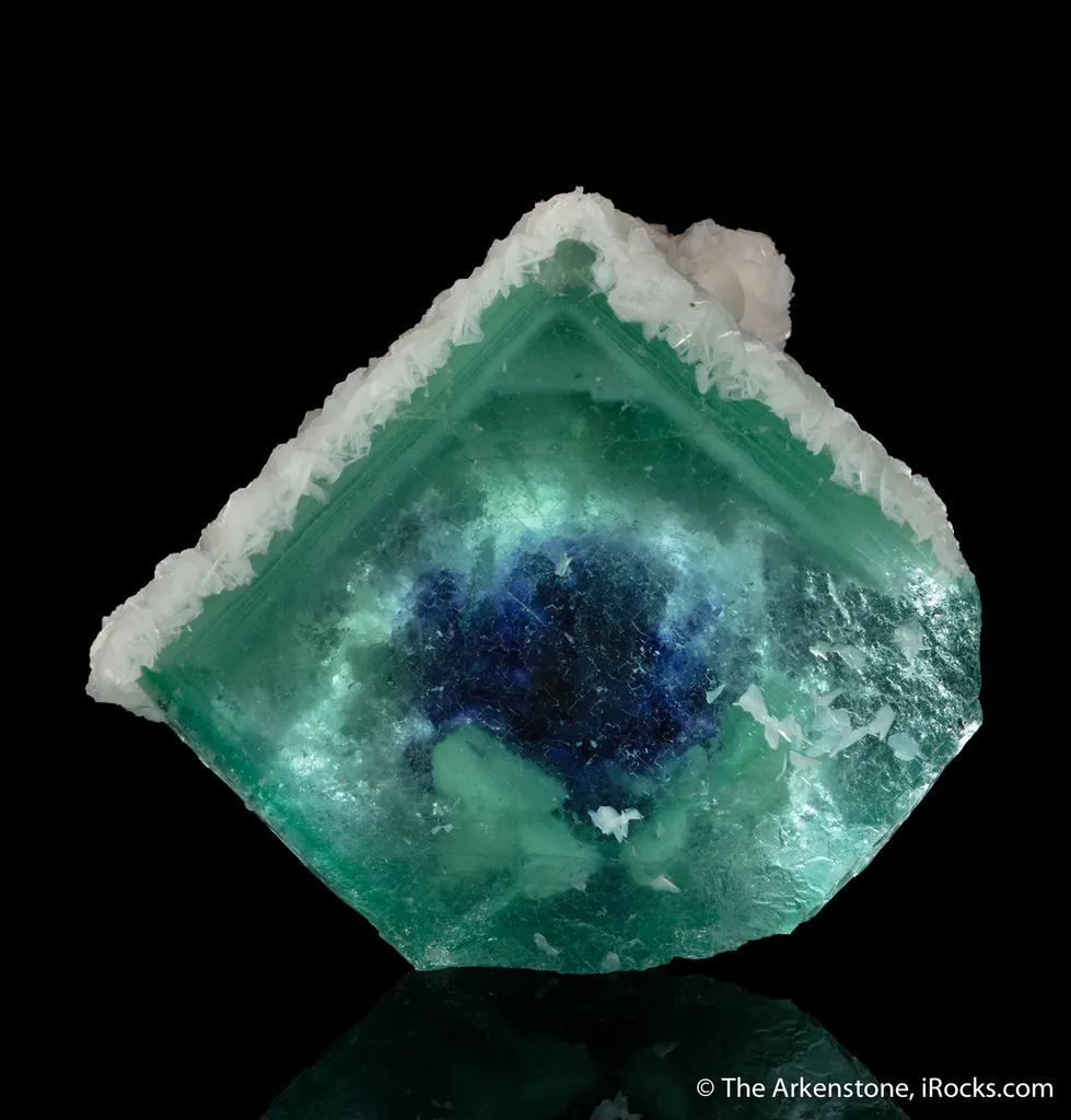 Fluorite with Calcite image