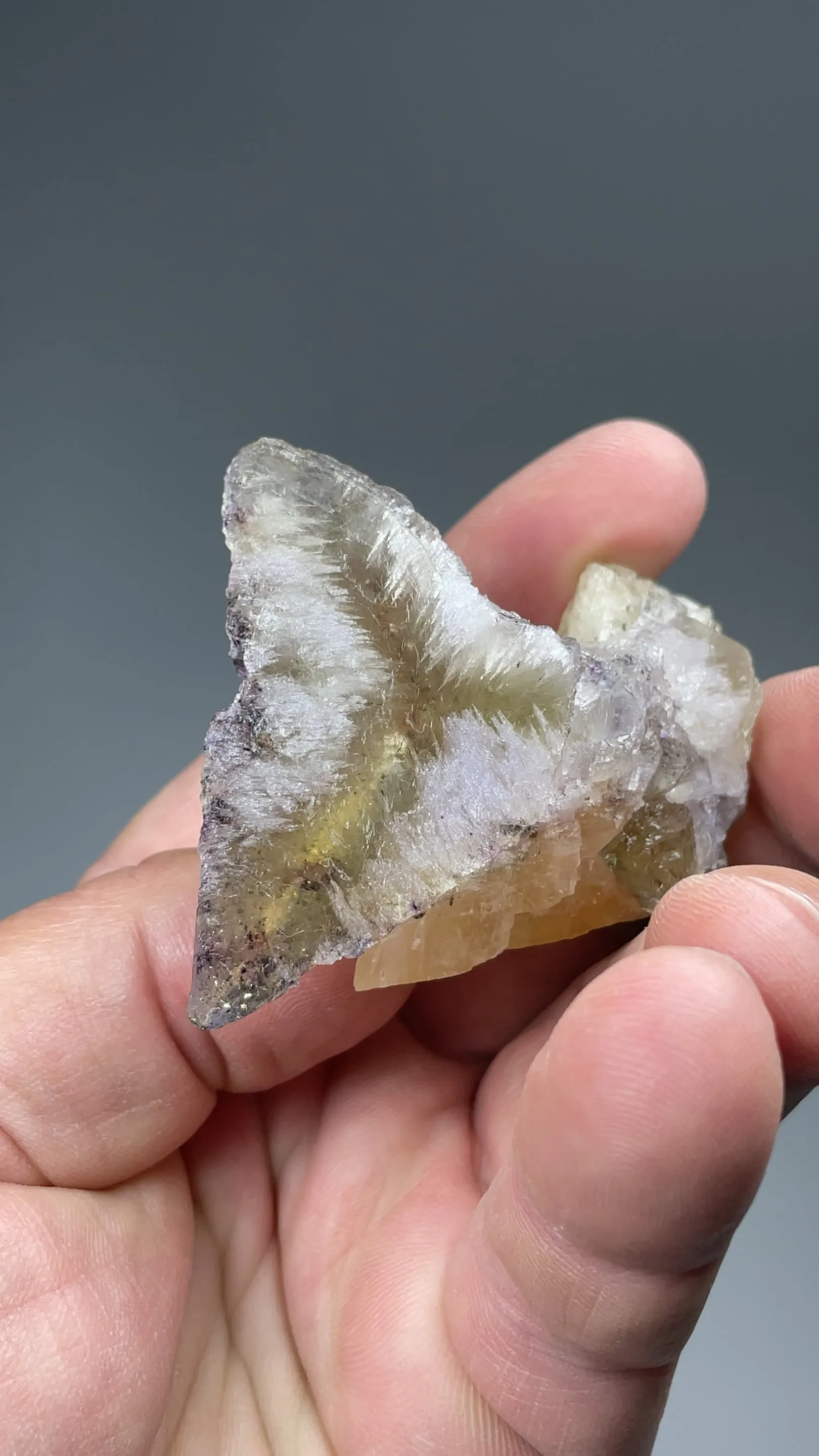 Fluorite with Calcite - image 2