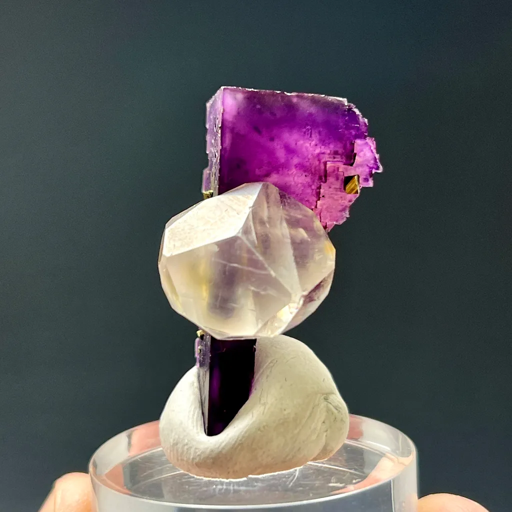 Fluorite with Calcite image