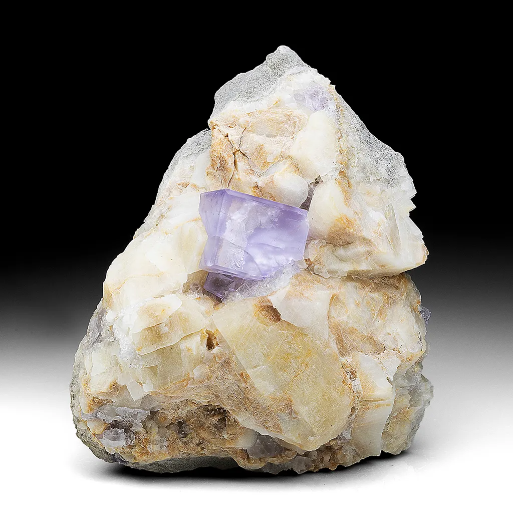 Fluorite with Calcite image
