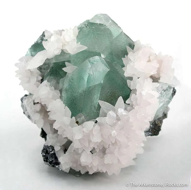 Fluorite With Calcite image