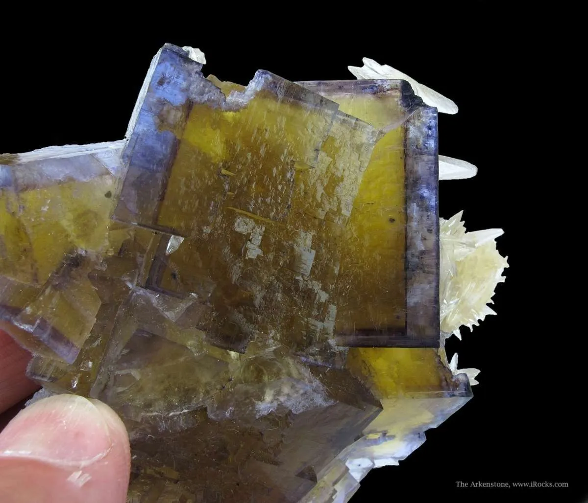 Fluorite With Calcite - image 2