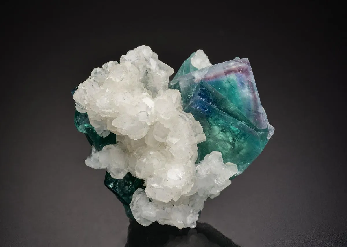 Fluorite with Calcite - image 1