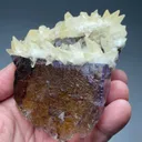 Fluorite with Calcite - image 2