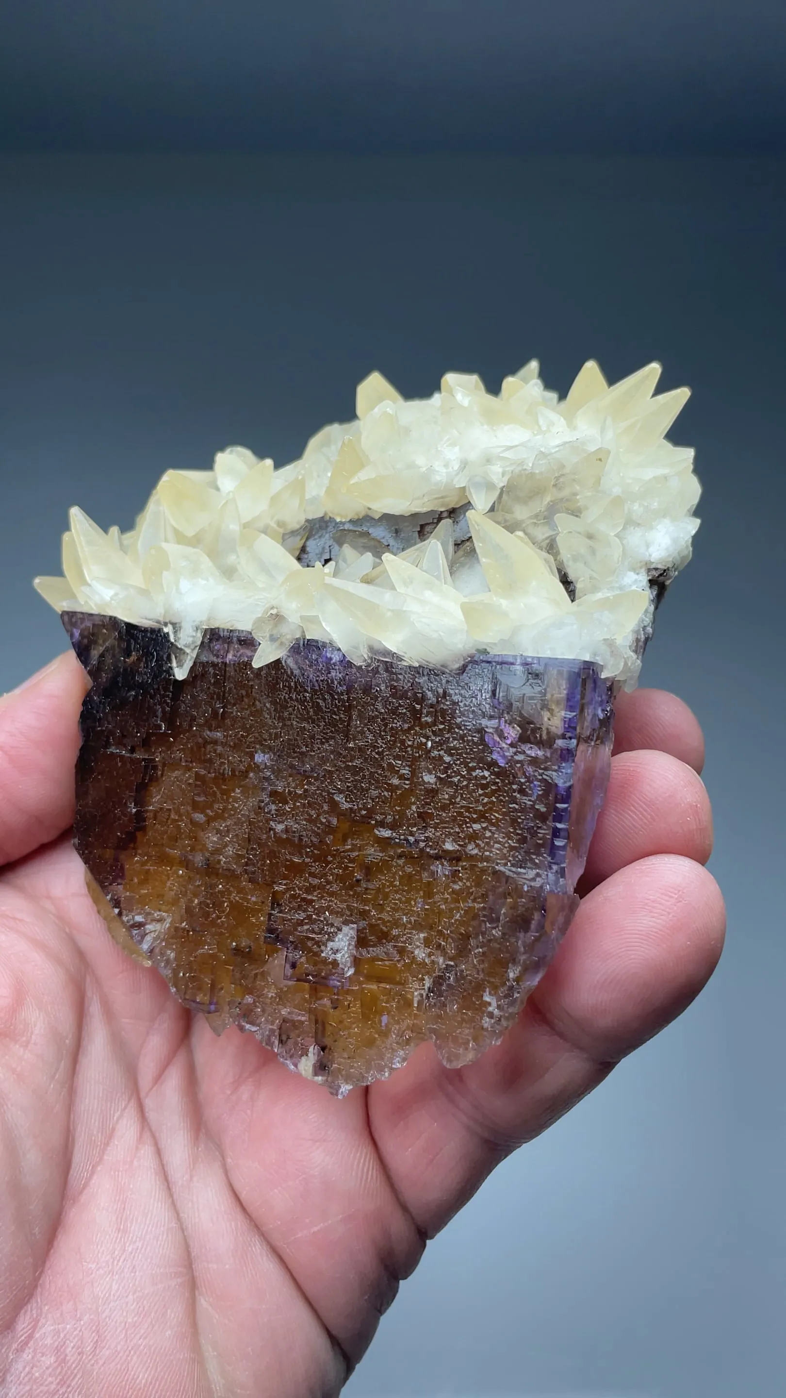 Fluorite with Calcite - image 2
