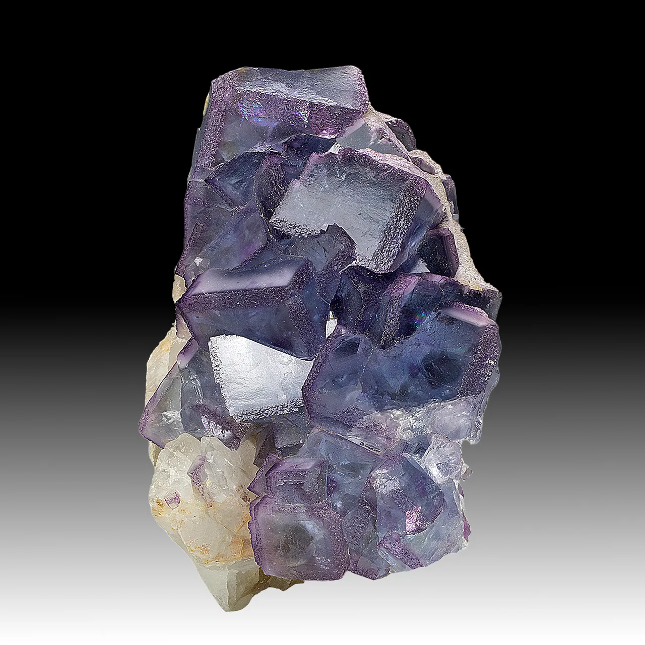 Fluorite with Calcite - image 1