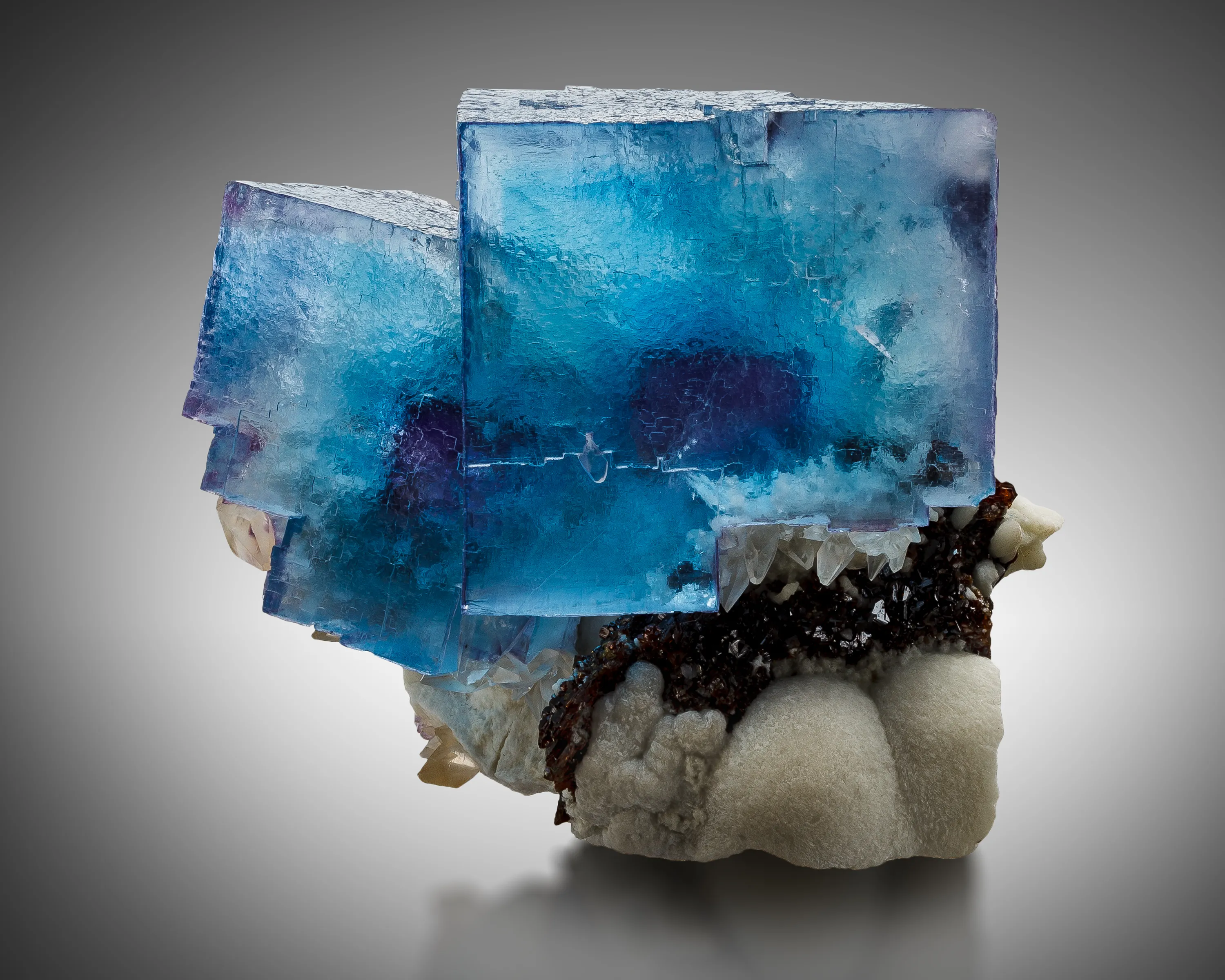 Fluorite with Calcite - image 1