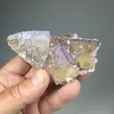 Fluorite with Calcite - image 2