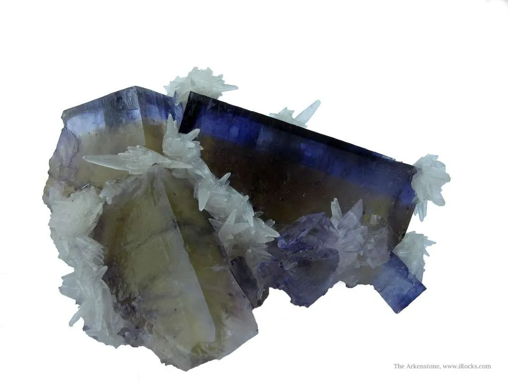 Fluorite With Calcite image