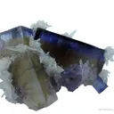 Fluorite With Calcite - image 1