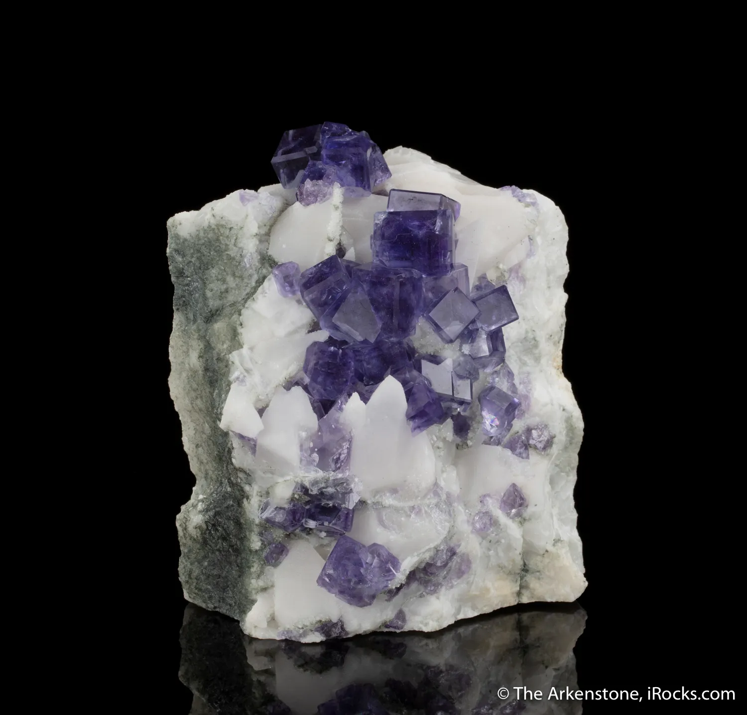Fluorite with Calcite - image 1