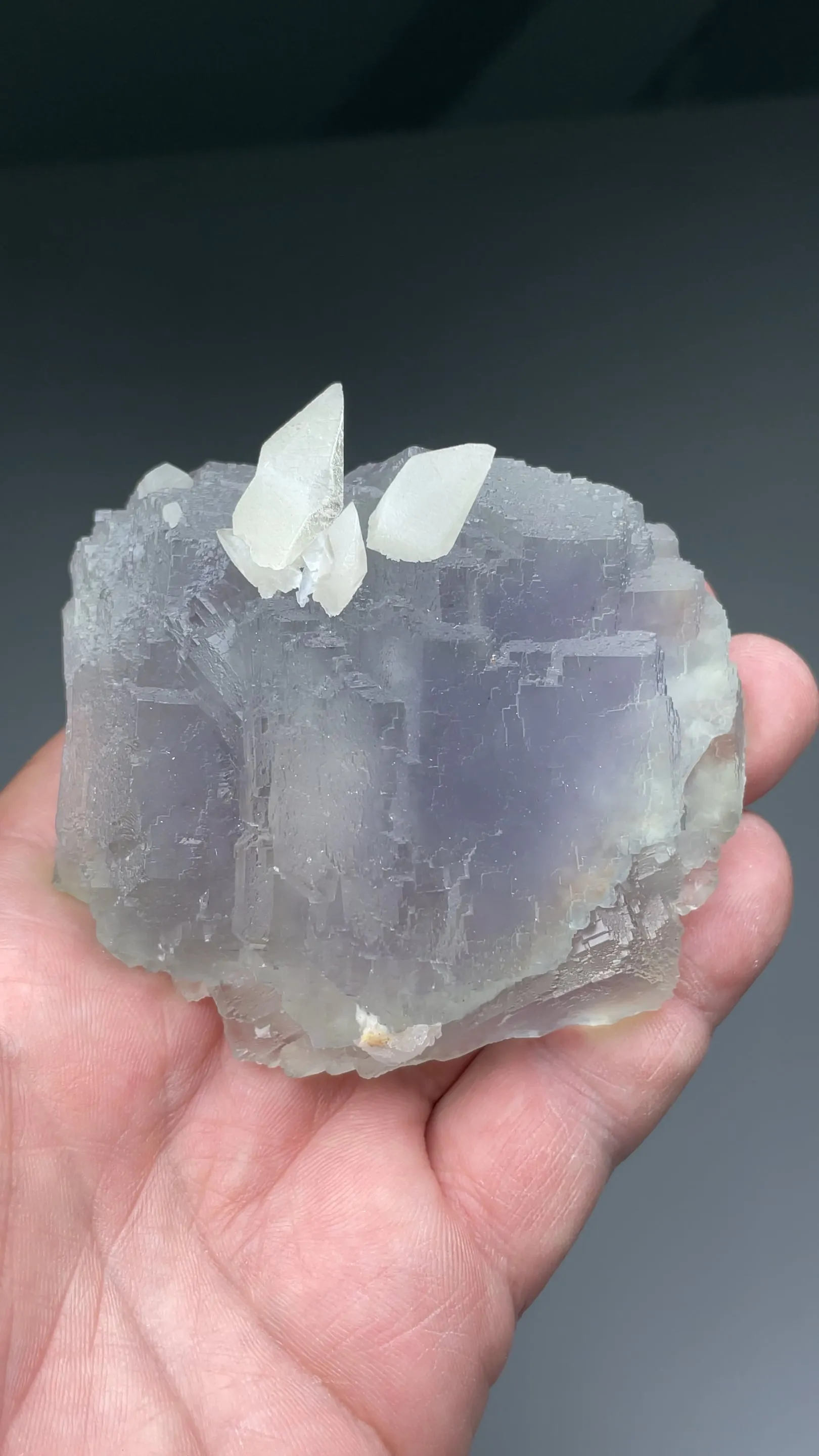 Fluorite with Calcite - image 2