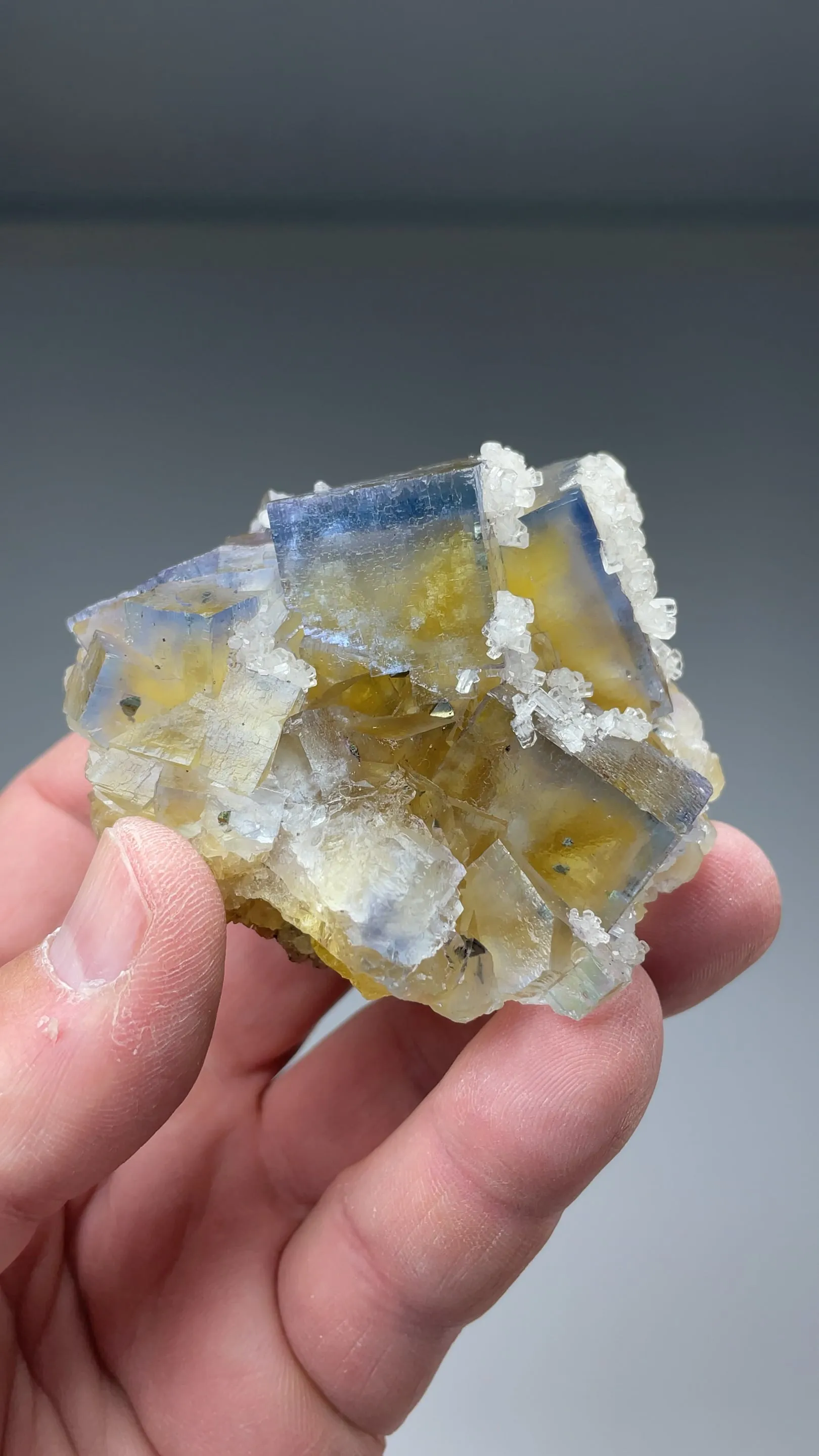 Fluorite with Calcite - image 2