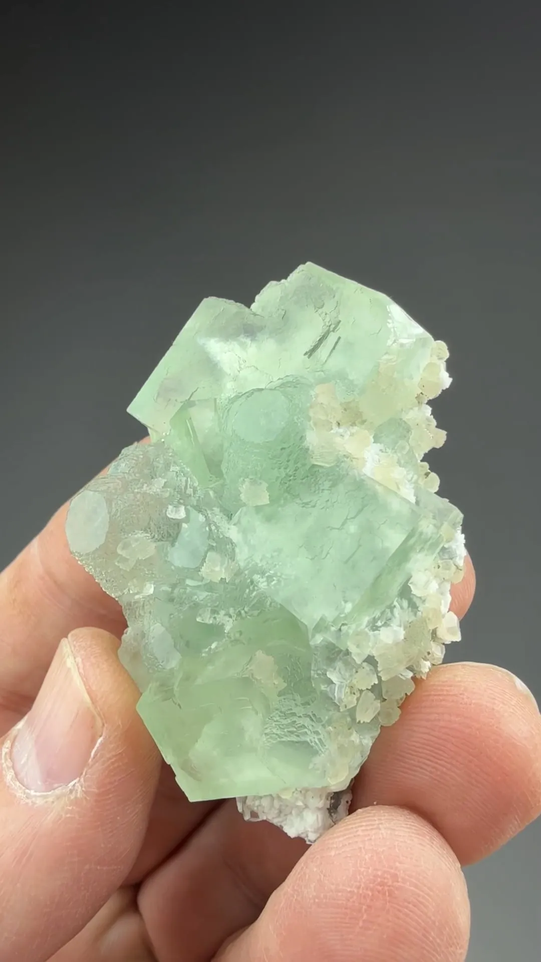 Fluorite with Calcite - image 2