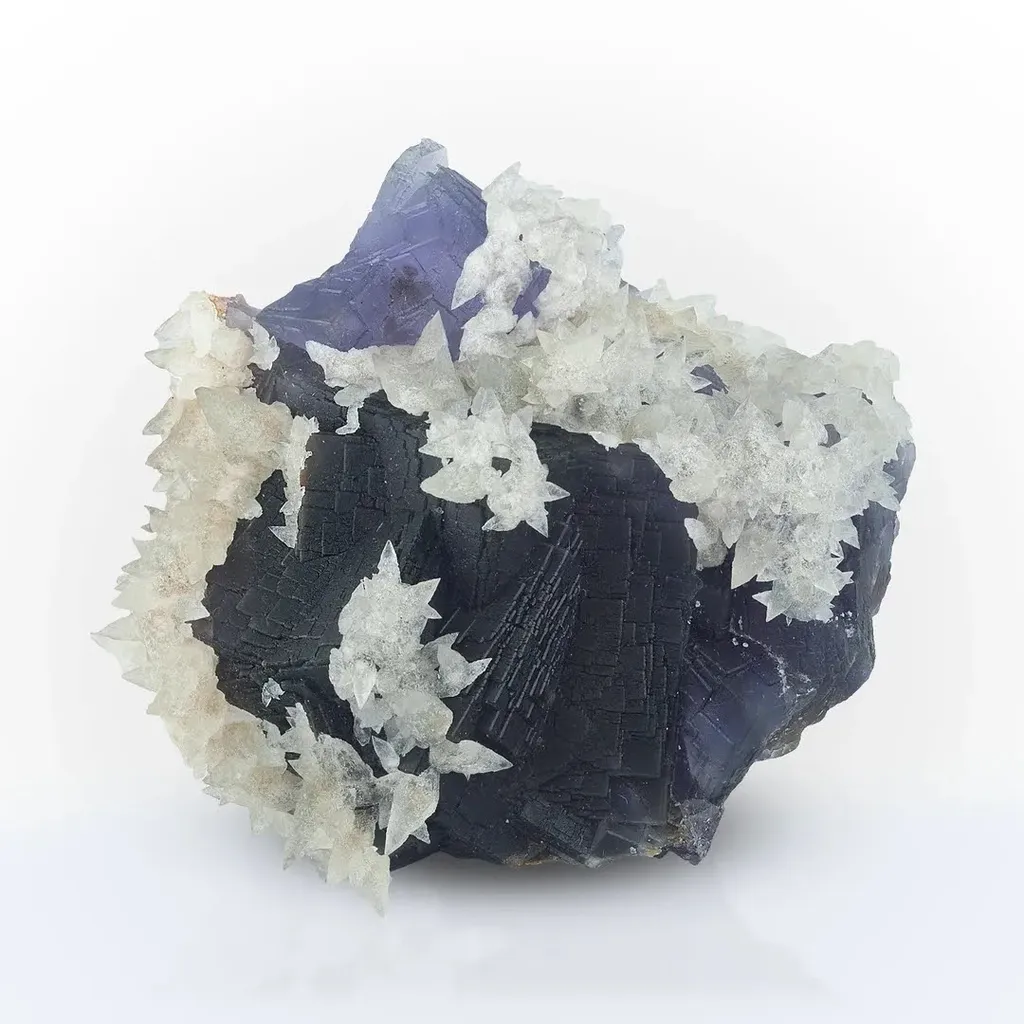 Fluorite with Calcite - image 2