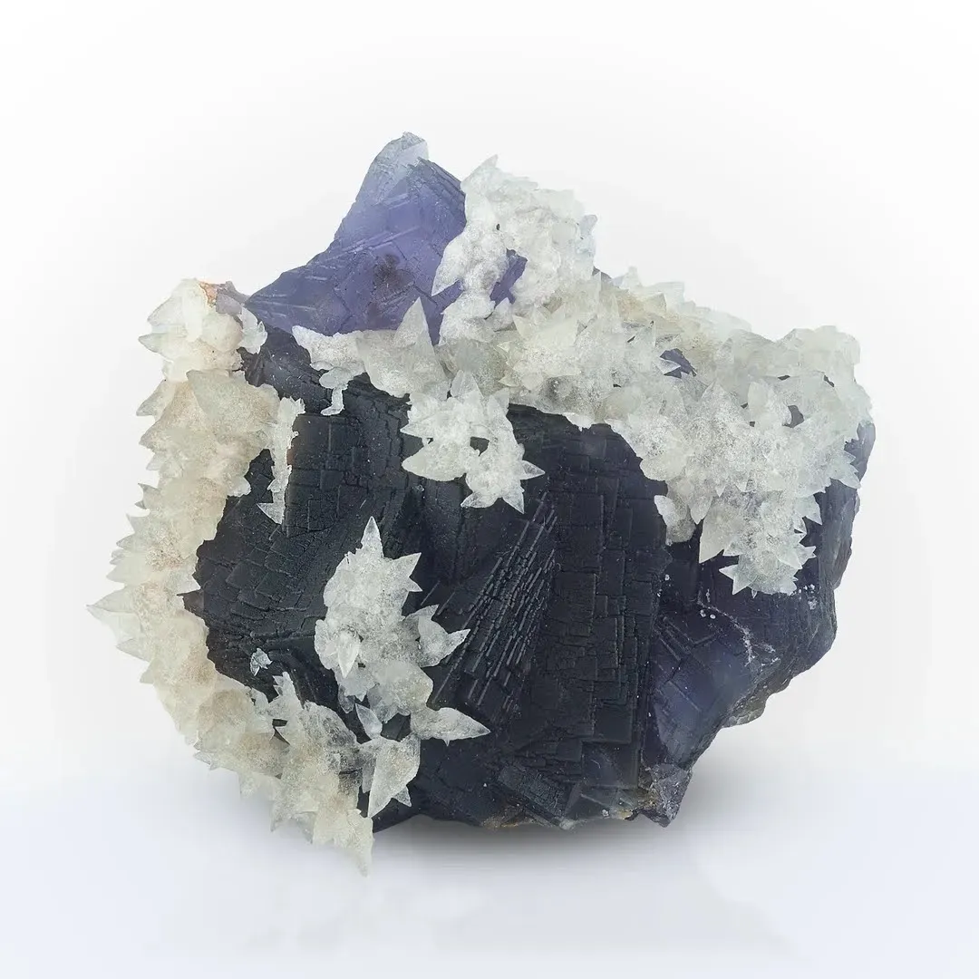 Fluorite with Calcite - image 2