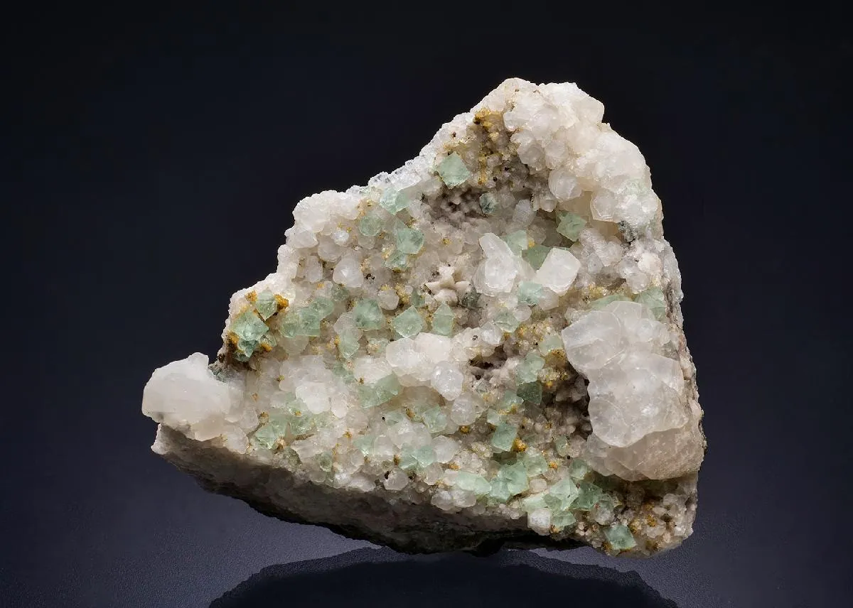 Fluorite with Calcite - image 1