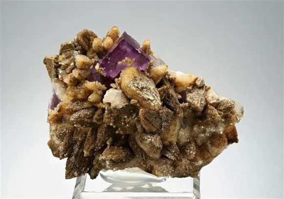 Fluorite with Calcite image