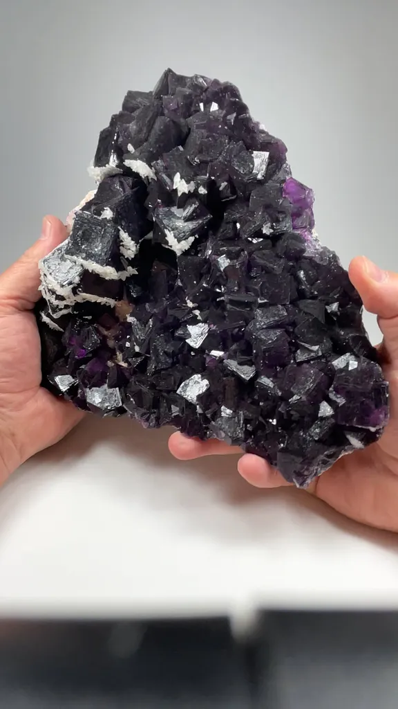 Fluorite with Calcite - image 2