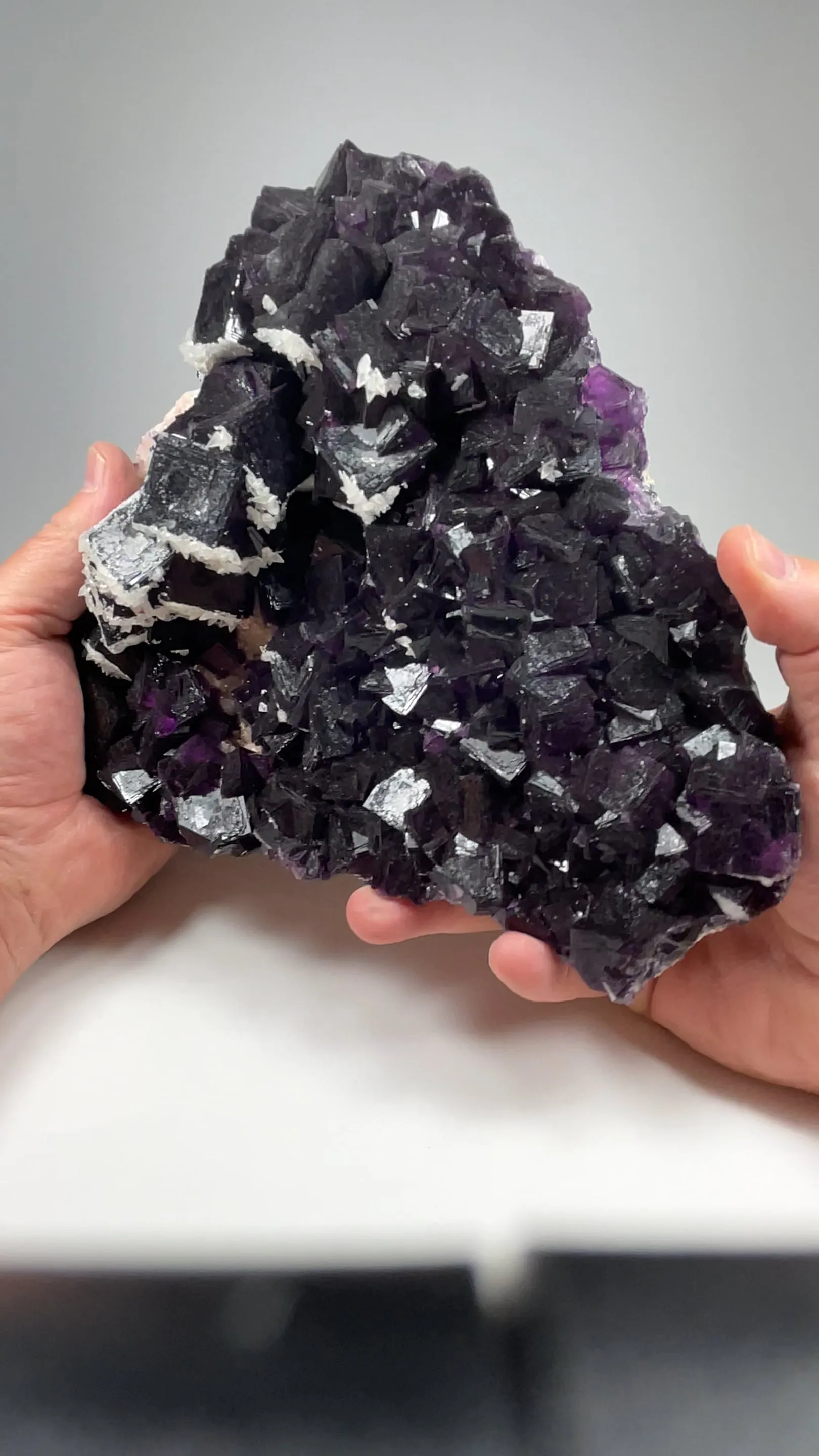 Fluorite with Calcite - image 2