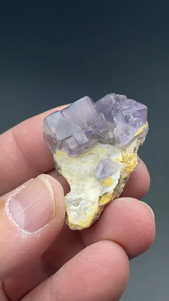 Fluorite with Calcite - image 2