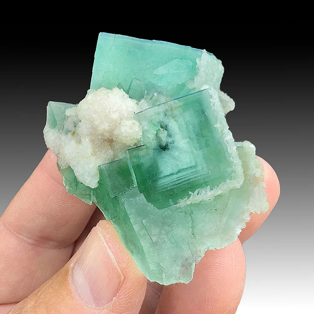 Fluorite with Calcite - image 1