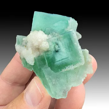 Fluorite with Calcite