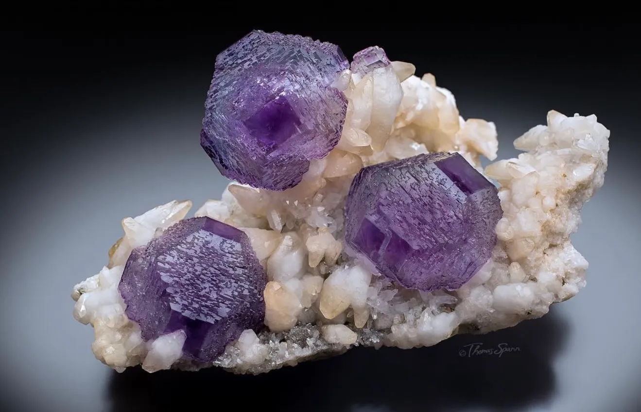 Fluorite with Calcite - image 1