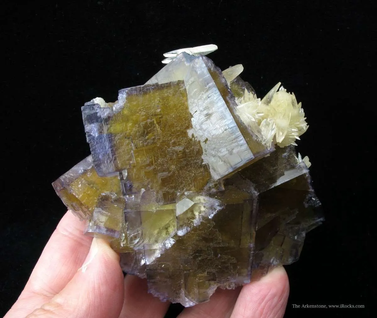 Fluorite With Calcite - image 5