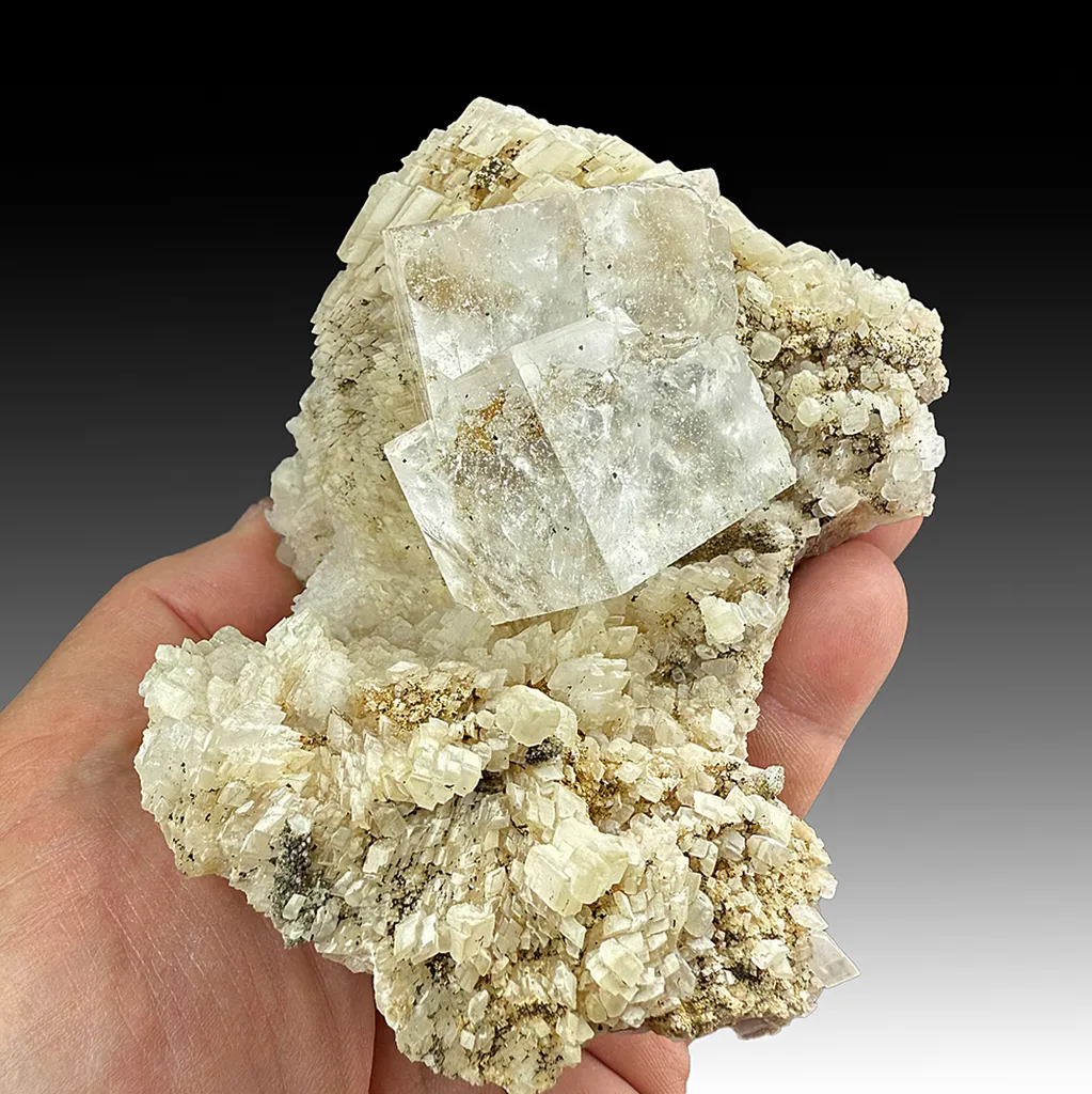 Fluorite with Calcite image