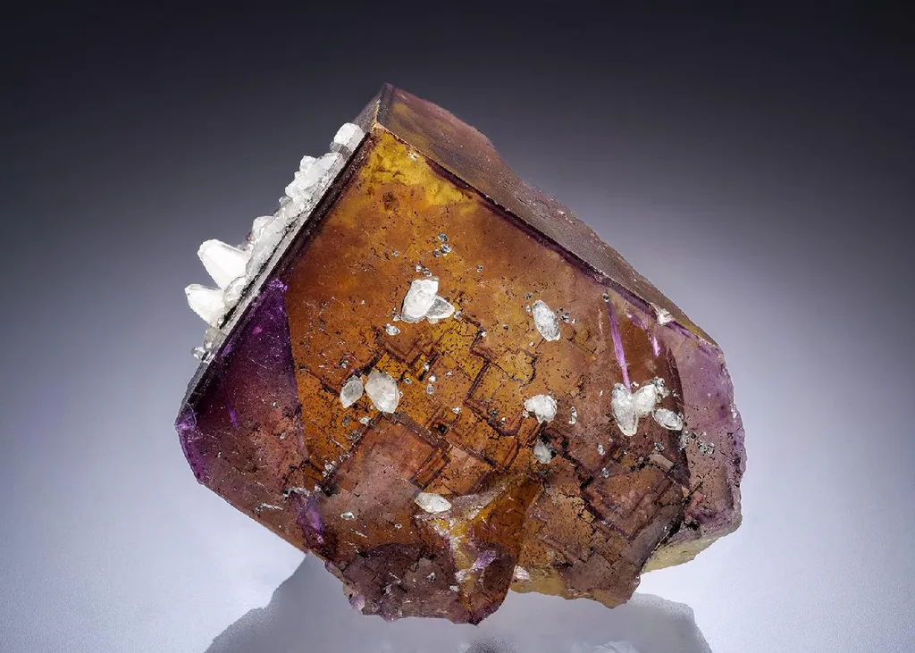 FLUORITE with CALCITE