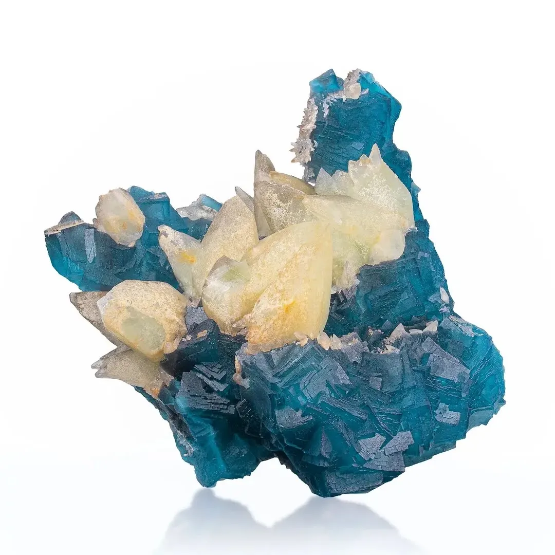 Fluorite with Calcite - image 1