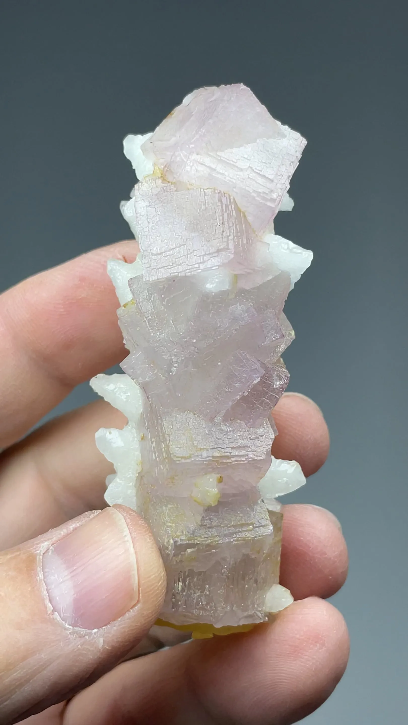 Fluorite with Calcite - image 2