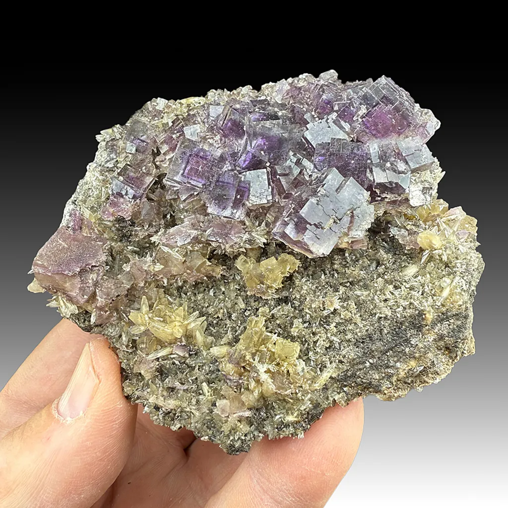 Fluorite with Calcite image