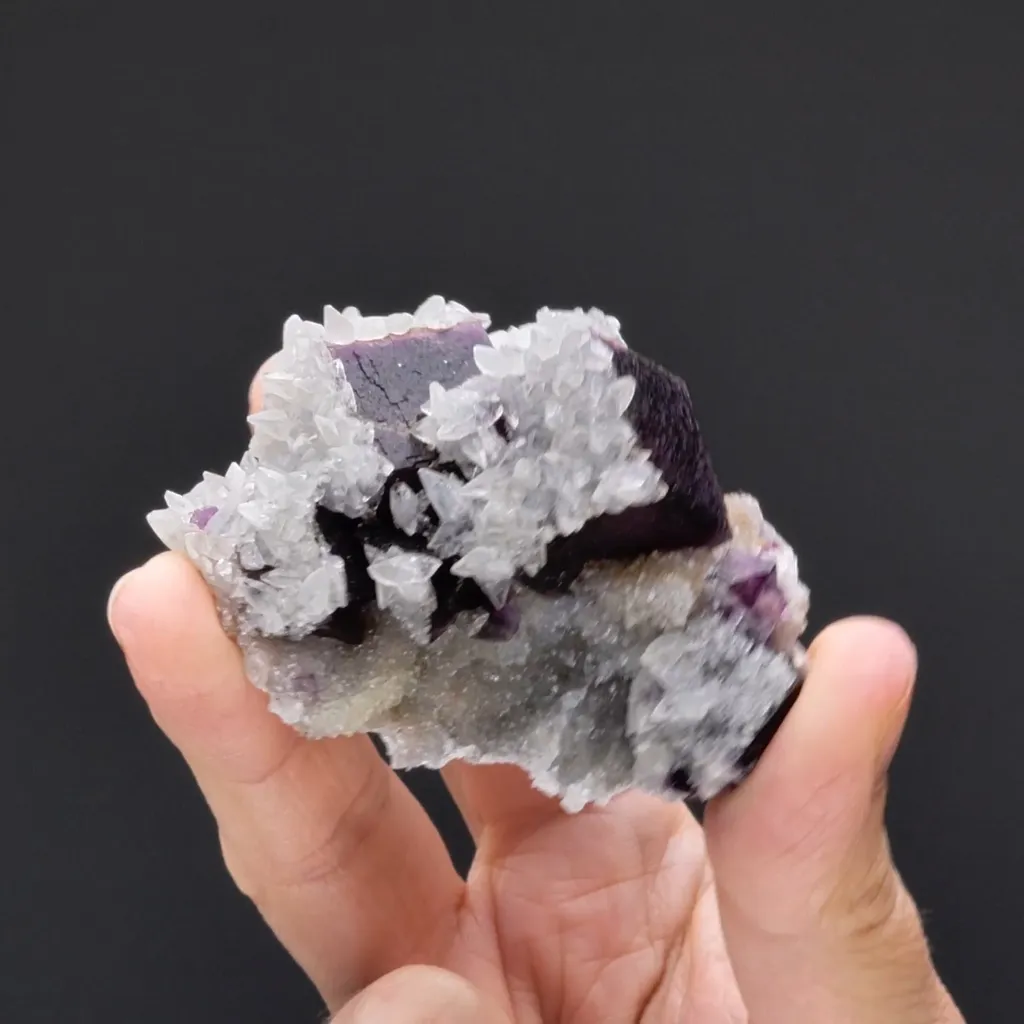 Fluorite with Calcite - image 2