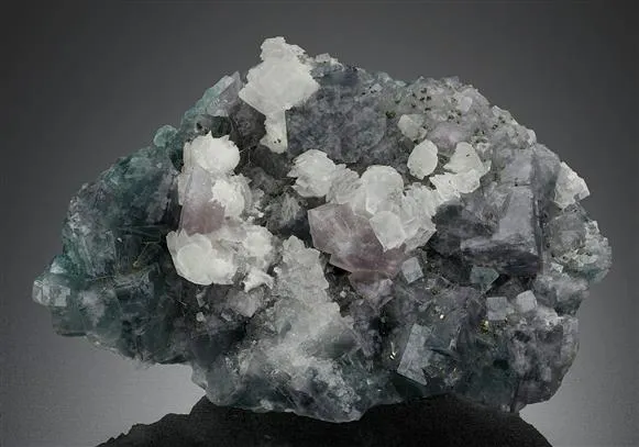 Fluorite with Calcite - image 1