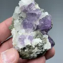 Fluorite with Calcite - image 2