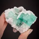 Fluorite with Calcite - image 1