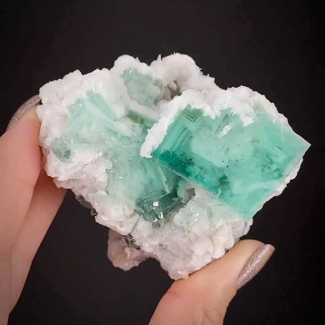 Fluorite with Calcite - image 1