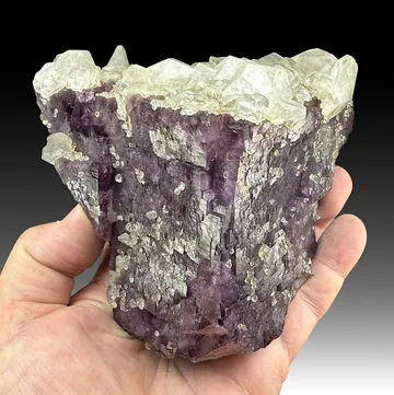 Fluorite with Calcite