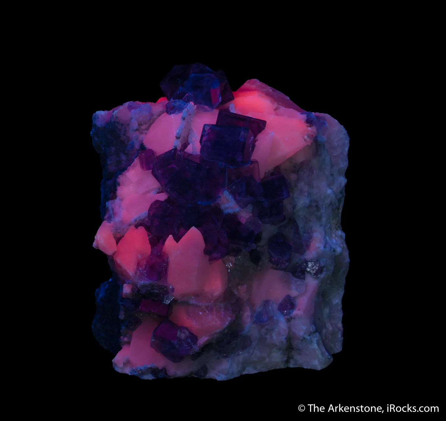 Fluorite with Calcite - image 6