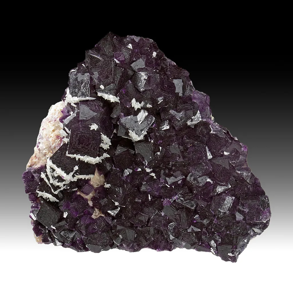 Fluorite with Calcite image