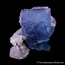 Fluorite with Calcite - image 3