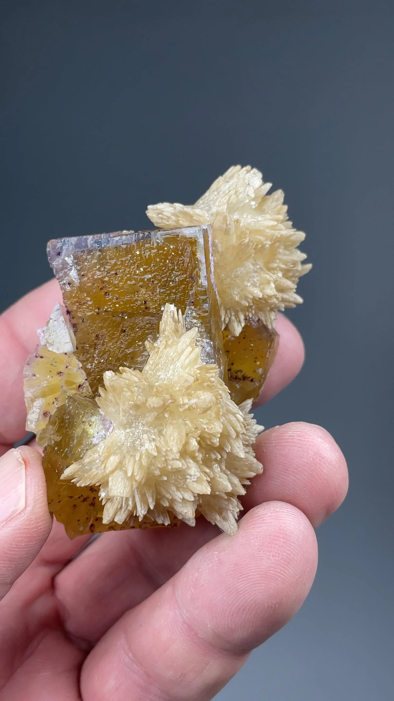 Fluorite with Calcite - image 2