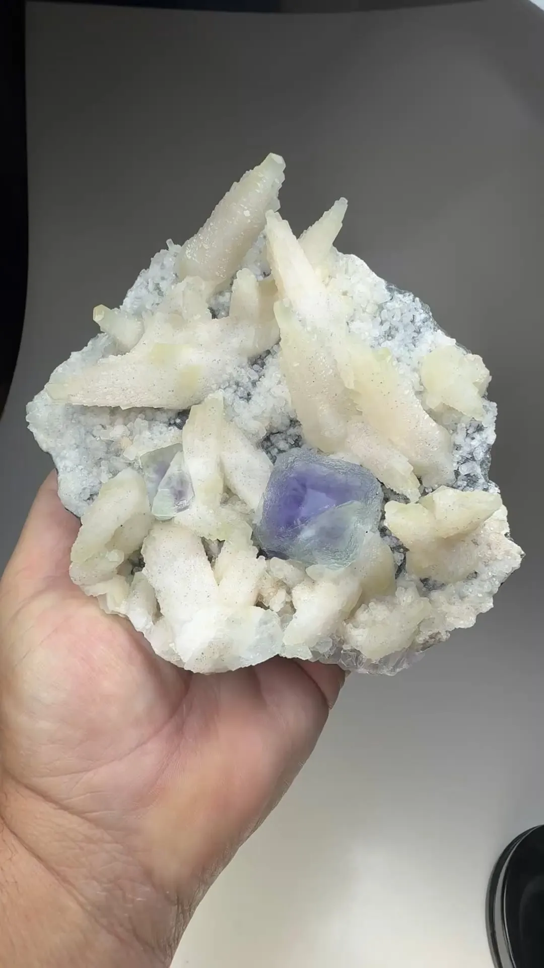 Fluorite with Calcite - image 2