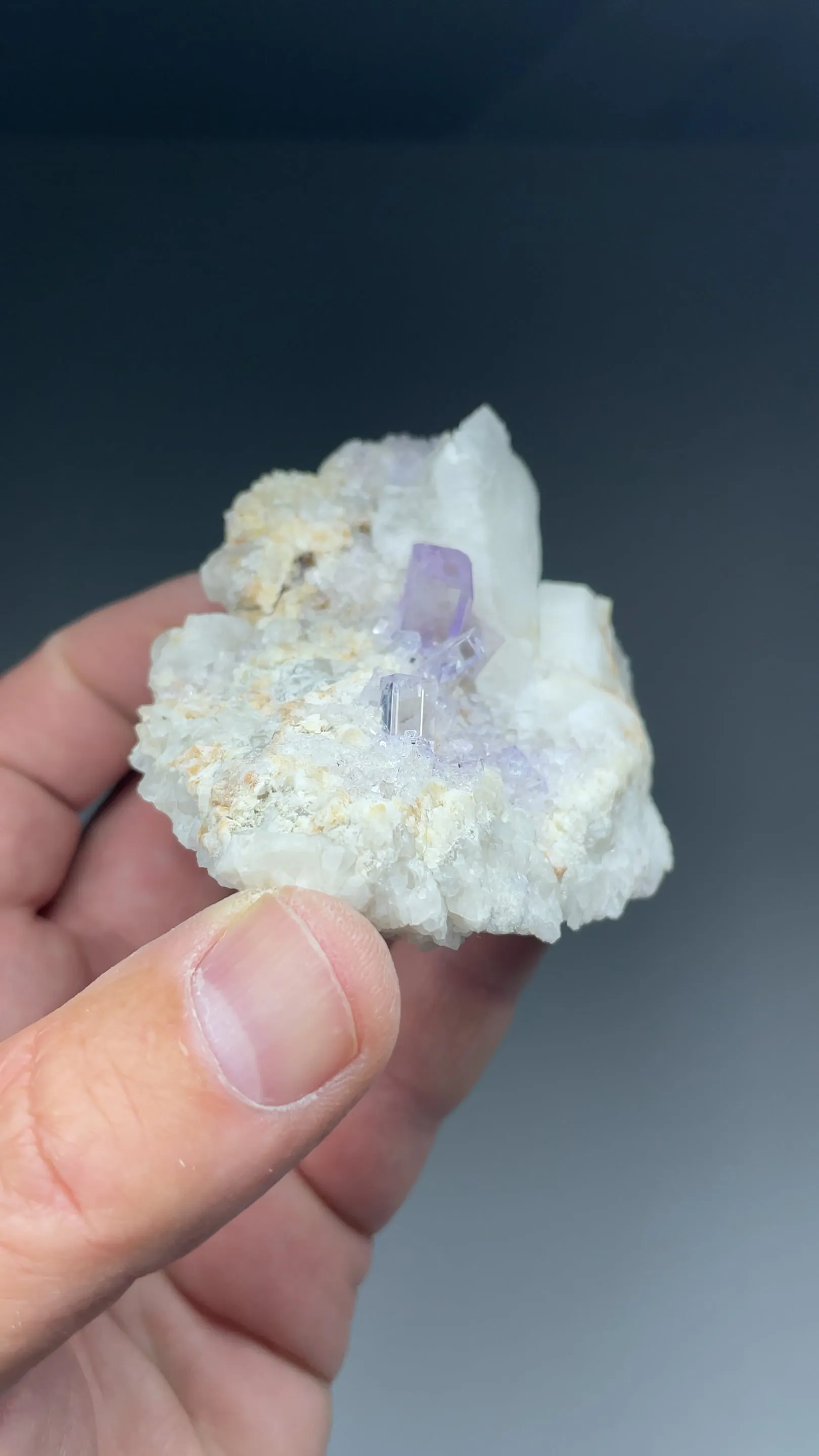 Fluorite with Calcite - image 2